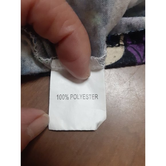 Shein Curvy Short Sleeve Shirt Skull Bat Wings design Size 2X - Picture 6 of 7